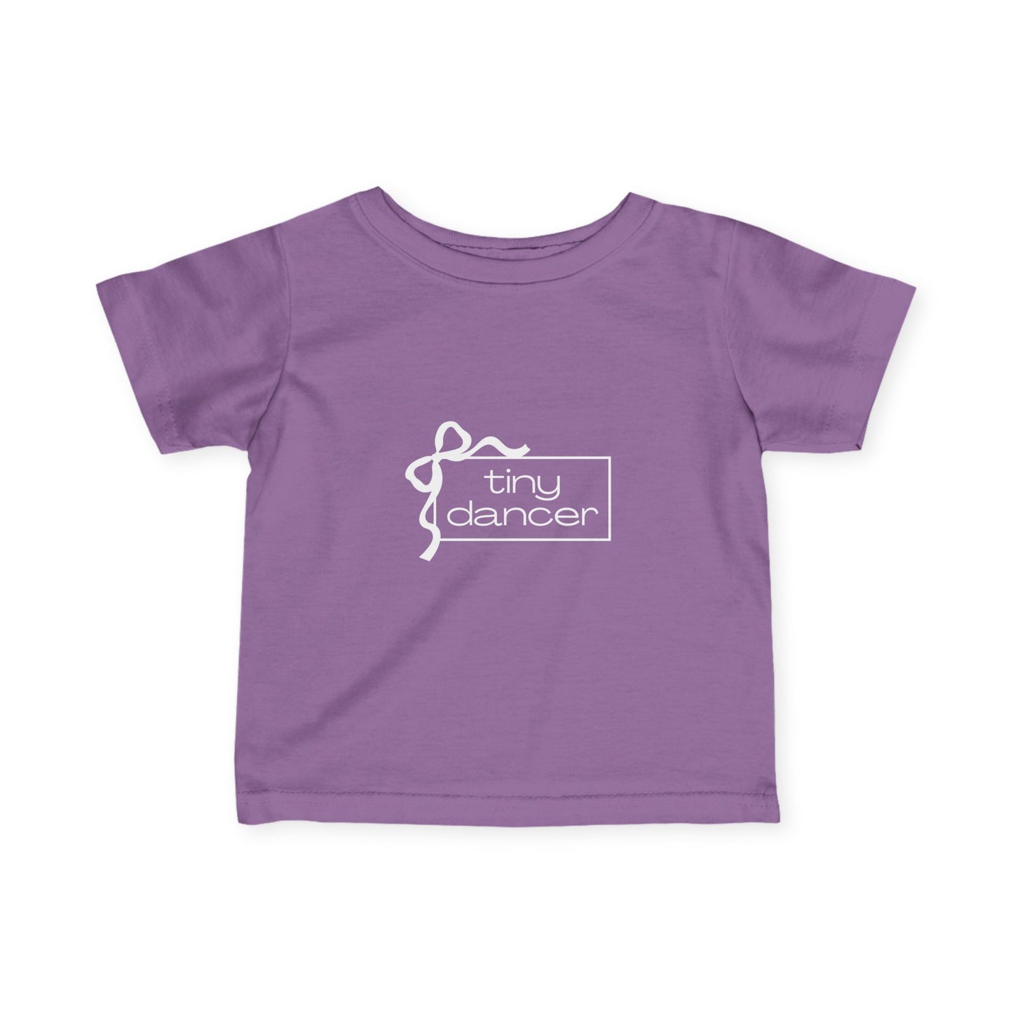 “Tiny Dancer” Infant Fine Jersey Tee – Adorable Dance-Themed Baby T-Shirt for Future Ballerinas and Little Movers