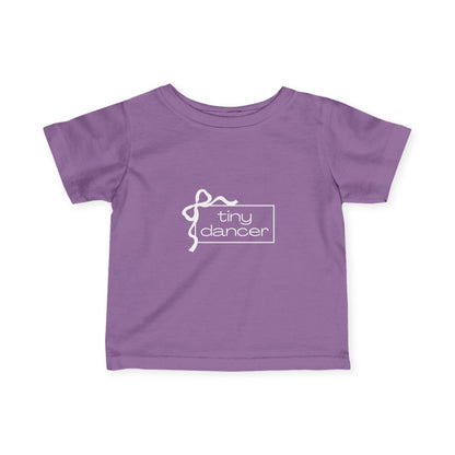 “Tiny Dancer” Infant Fine Jersey Tee – Adorable Dance-Themed Baby T-Shirt for Future Ballerinas and Little Movers