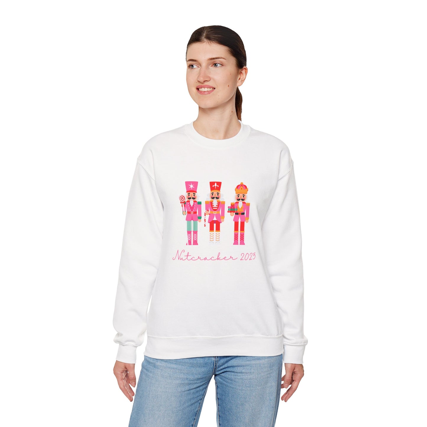 “Nutcracker 2025” ADULT Sweatshirt – Unisex Heavy Blend Crewneck | Ballet Holiday Dance Sweatshirt for Dancers