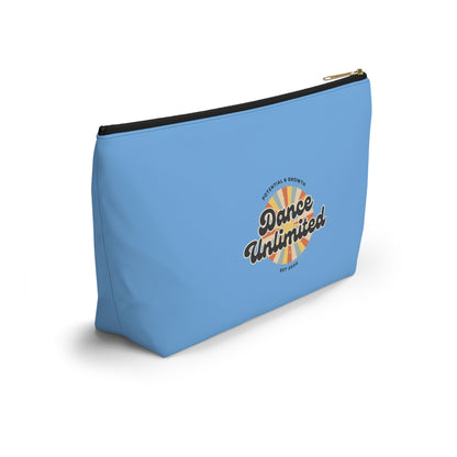 "Dance Unlimited - Potential & Growth" Makeup Bag – Retro Dance Graphic – Inspirational Dance-Themed Zipper Pouch for Cosmetics, Accessories & Gifts