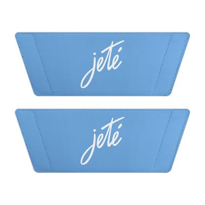 WOMEN'S SIZES - “Jeté” Official Logo Dance -Inspired Custom Footwear | Women’s Sandal Slides with Removable Straps