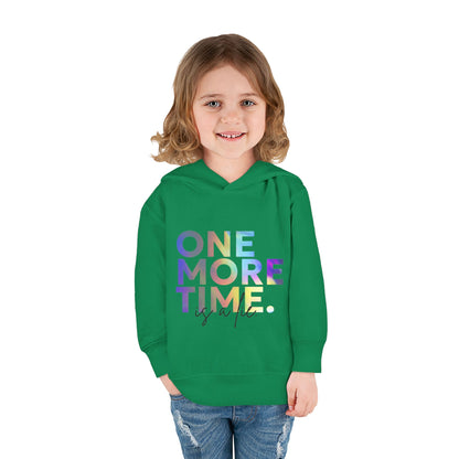 "One More Time Is a Lie" Toddler Dance Hoodie – Funny Colorful Graphic Pullover for Kids