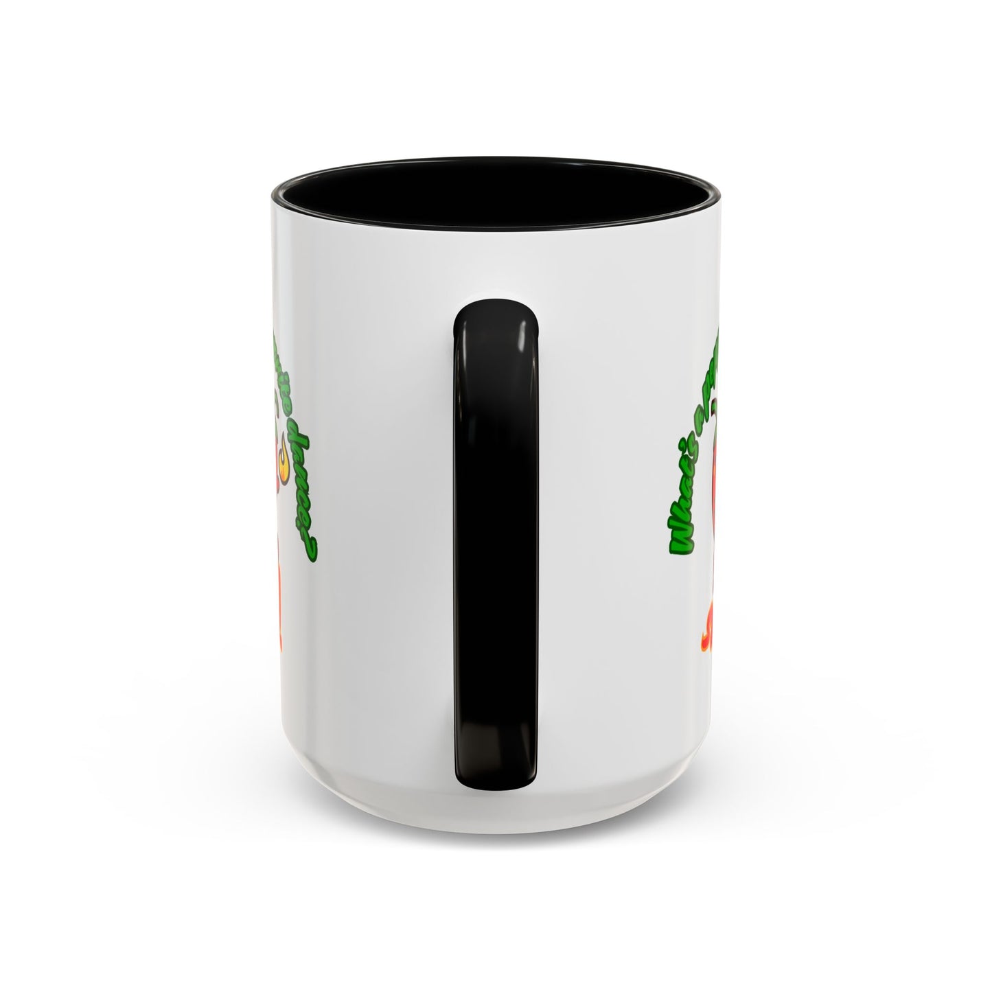 "What's a Pepper's Favorite Dance? Salsa." Accent Coffee Mug – Funny Dance Pun Ceramic Mug for Dancers and Food Lovers