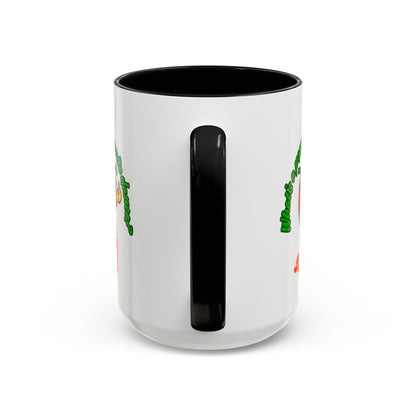 "What's a Pepper's Favorite Dance? Salsa." Accent Coffee Mug – Funny Dance Pun Ceramic Mug for Dancers and Food Lovers