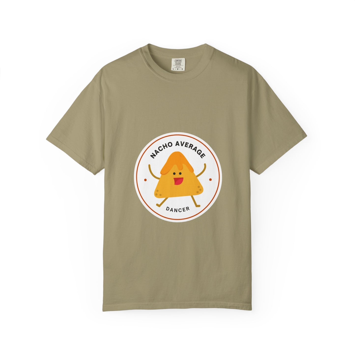 "Nacho Average Dancer" T-Shirt – Funny Dance Pun Unisex Garment-Dyed Tee with Cute Nacho Graphic 🌮💃