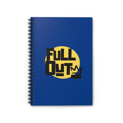 "Full Out" Spiral Notebook – Streetwear Dance Journal for Choreographers, Dancers & Hip Hop Lovers