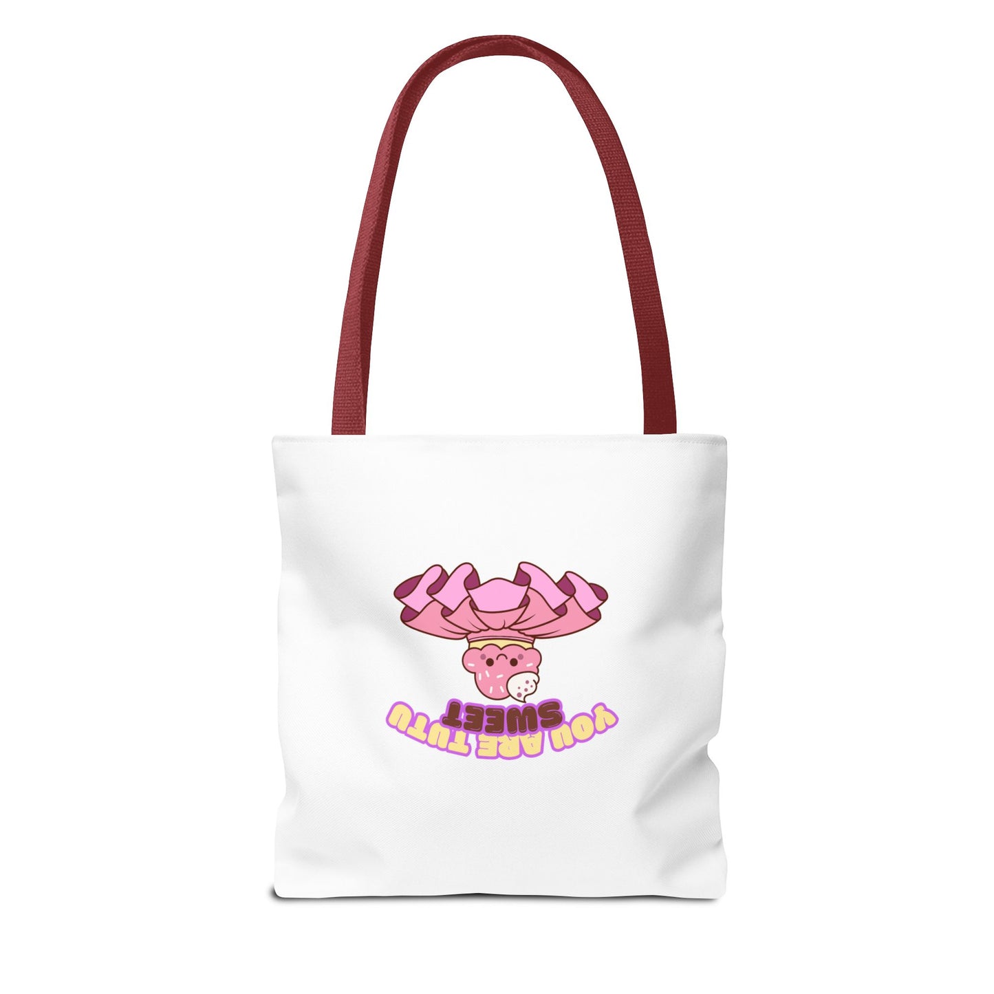 "You Are Tutu Sweet" Kawaii Cupcake Dance Tote Bag – Cute Canvas Bag for Dancers, Dance Moms & Ballet Lovers | Dance Gift Idea