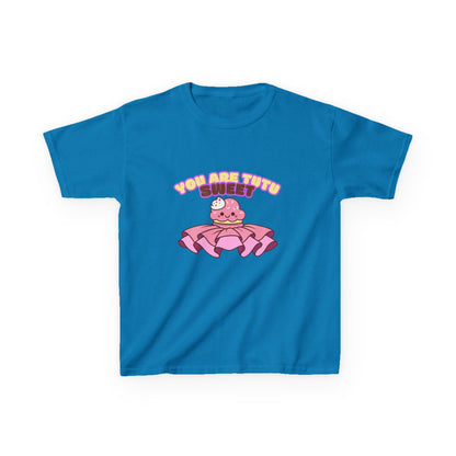 "You Are Tutu Sweet" Youth Short Sleeve Tee – Kawaii Cupcake in Tutu Graphic Dance Shirt for Kids and Ballet Lovers