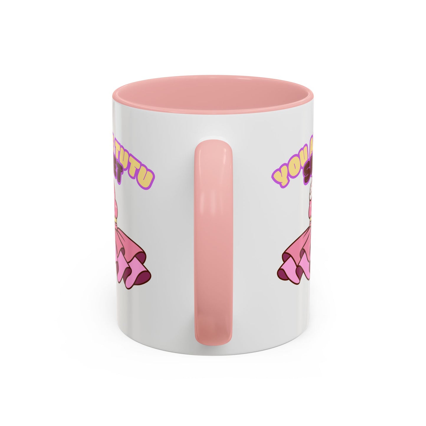 "You Are Tutu Sweet" Accent Coffee Mug – Cute Ballet Pun with Kawaii Ceramic Mug for Dancers and Dance Lovers