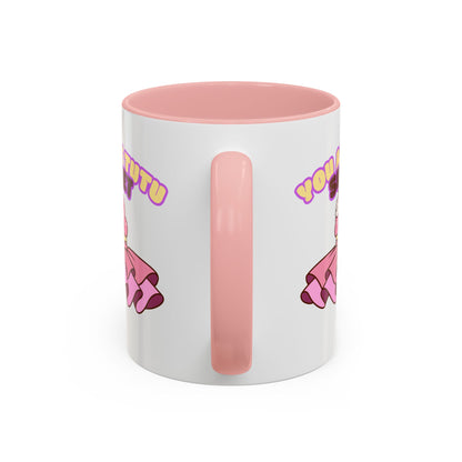 "You Are Tutu Sweet" Accent Coffee Mug – Cute Ballet Pun with Kawaii Ceramic Mug for Dancers and Dance Lovers