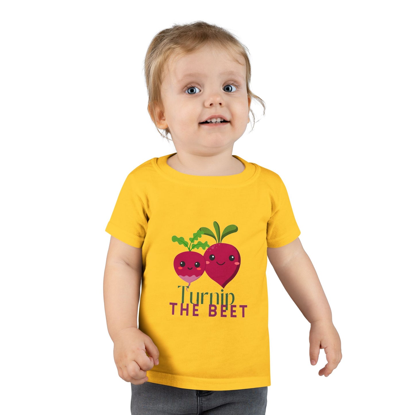 "Turnip the Beet" Toddler Dance T-Shirt – Cute Veggie Graphic Short Sleeve Tee for Kids
