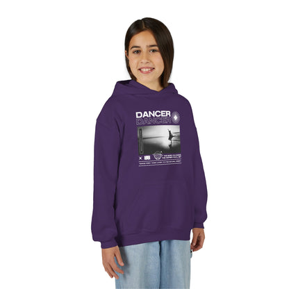 “Dancer” Arabesque on the Beach Graphic | Unisex Youth Hoodie – Streetwear-Inspired Ballet Dance Hoodie for Kids & Young Dancers