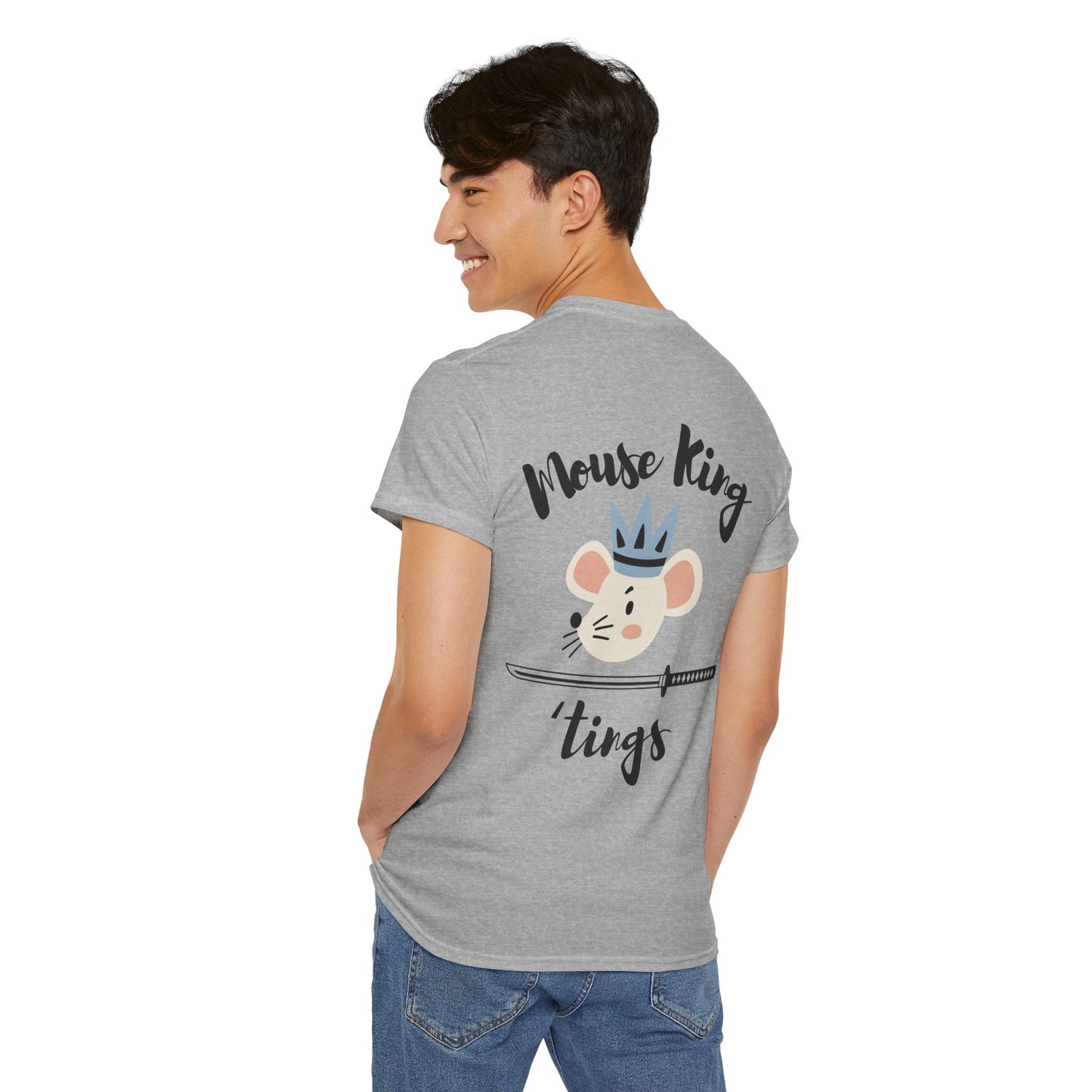 “Mouse King ’Tings” Back Print ADULT T-shirt + “Nutcracker 2025” Front – Unisex Heavy Cotton Tee | Ballet Holiday Dance Apparel
