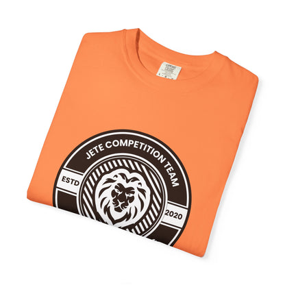 "Jeté Competition Team,  Always Keep Dancing" Unisex Garment-Dyed T-Shirt – Collegiate-Style Dance Graphic Tee – Shirt for Dancers & Teams