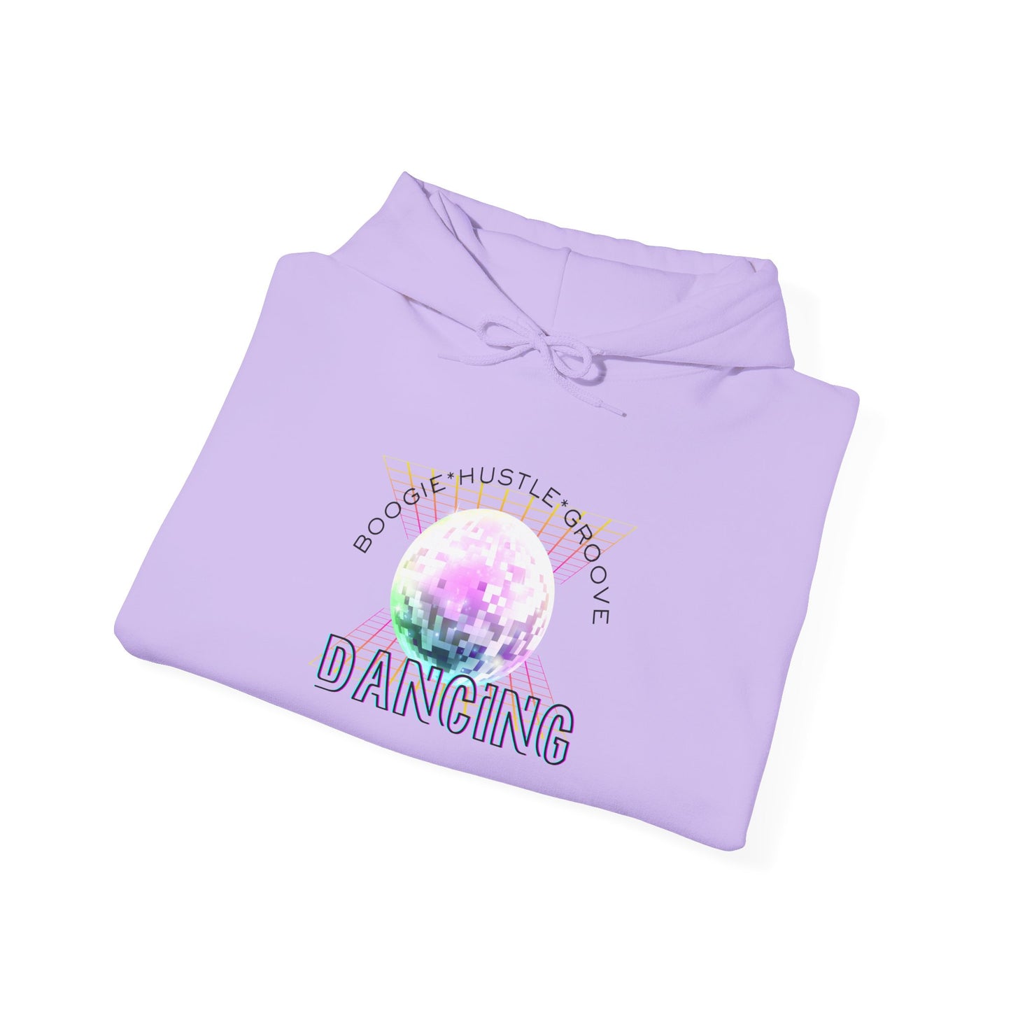 "Boogie, Hustle, Groove - Dancing" Streetwear Dance Graphic – Unisex Heavy Blend™ Hooded Sweatshirt