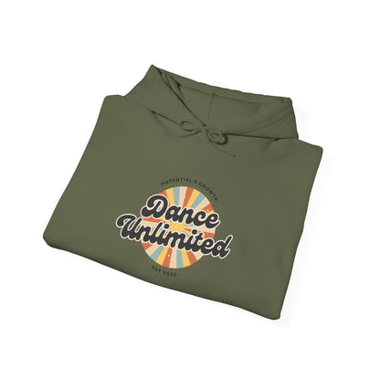 "Dance Unlimited – Potential & Growth" Retro Unisex Hoodie  Dance-Inspired Sweatshirt