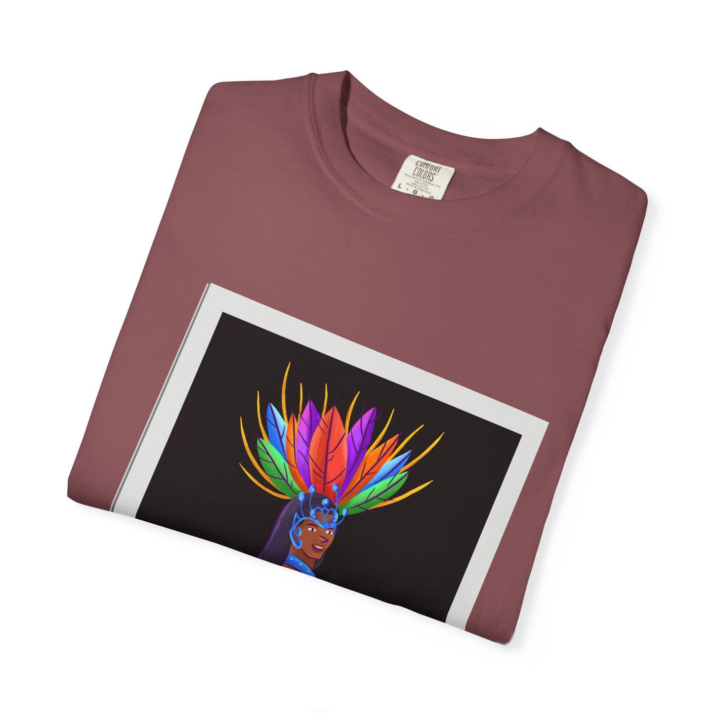 "Shake It Like a Samba Star" Unisex Garment-Dyed Dance T-Shirt – Bold Carnival-Inspired Graphic Tee for Dancers