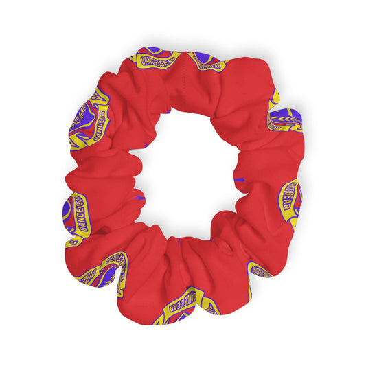 “Jeté Dance Gear” Scrunchie – Collegiate-Inspired Dance Team Hair Accessory for Dancers