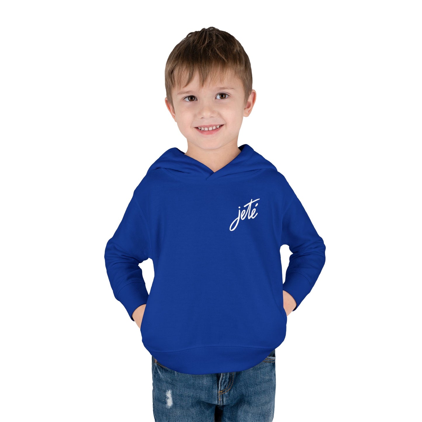 “Jeté” Official  Logo | Ballet & Dance Hoodie for Kids & Young Dance Enthusiasts - Toddler Pullover Hoodie