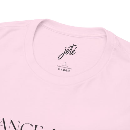 “Dance Is for Everybody” Inclusive Dance T-Shirt – Unisex Heavy Cotton Tee with Optional Back Personalization (Name or Studio)