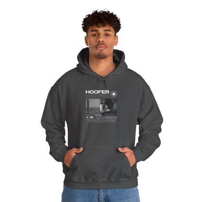 “Hoofer” Tap Dance Text with Streetwear-Style Tap Shoes Graphic – Unisex Heavy Blend™ Hooded Sweatshirt – Cozy Dance Hoodie for Tap Dancers & Dance Enthusiasts