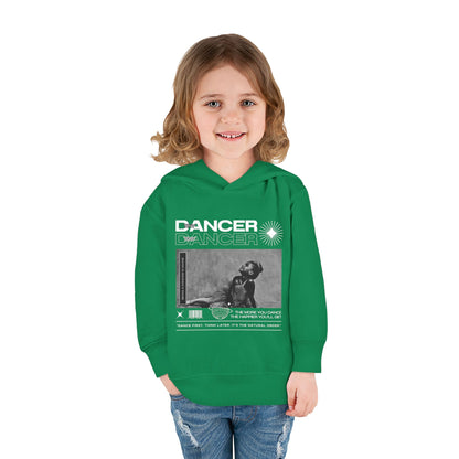 “Tiny Dancer” Toddler Pullover Hoodie – Streetwear-Inspired Ballet Dancer Graphic Sweatshirt for Kids