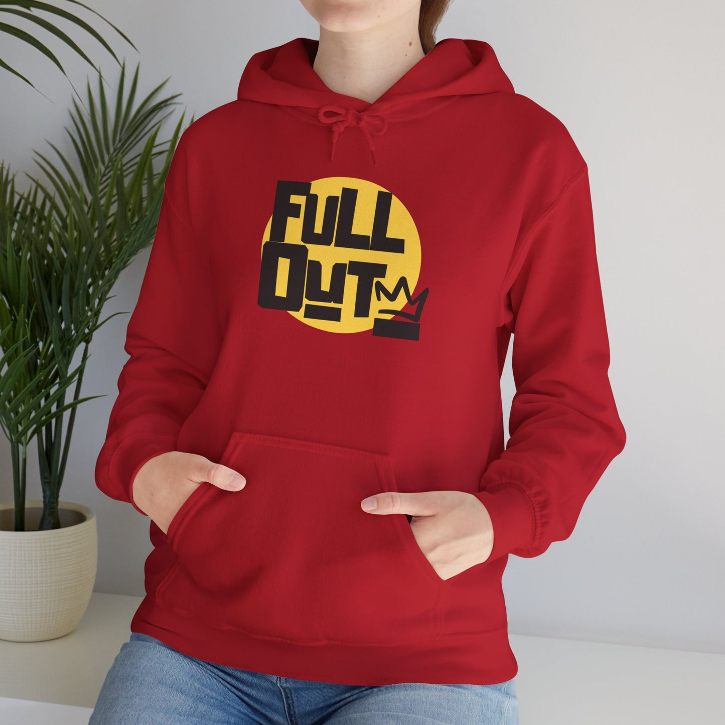 "Full Out" Dance Hoodie – Bold Streetwear-Inspired Unisex Hooded Sweatshirt for Dancers