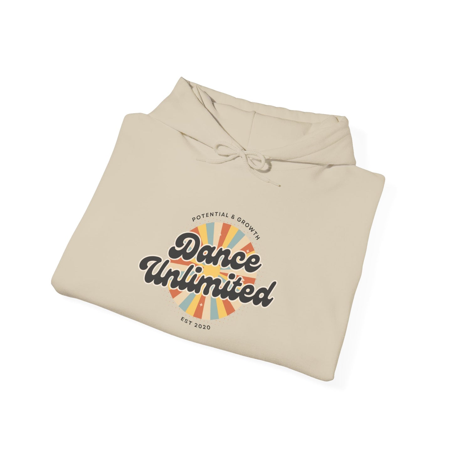 "Dance Unlimited – Potential & Growth" Retro Unisex Hoodie  Dance-Inspired Sweatshirt