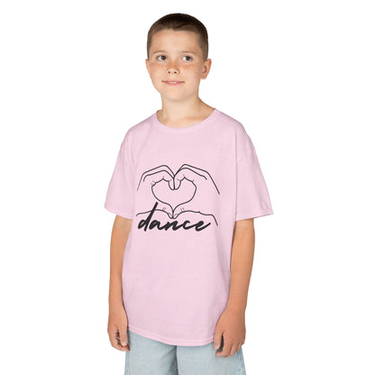 "Dance" Heart Hands Youth Short Sleeve Tee – Heart Hands Graphic Dance Lover T-Shirt