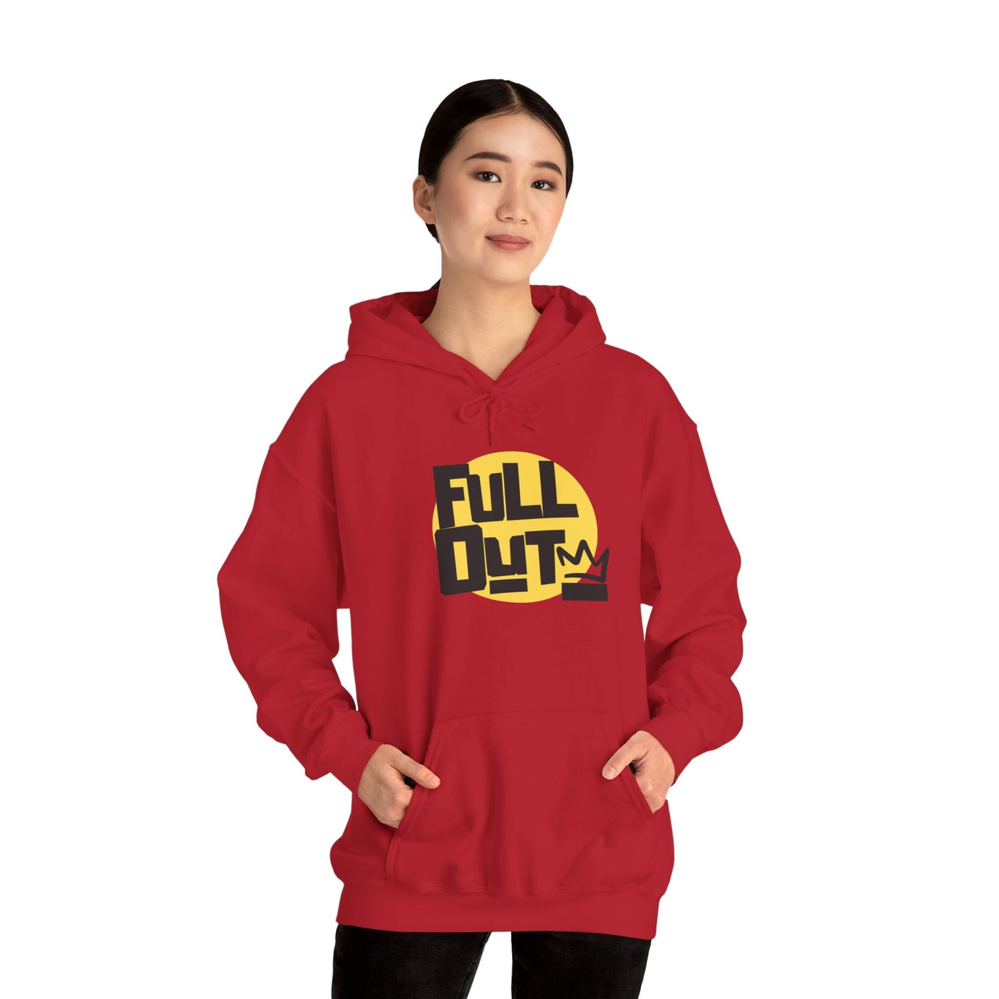 "Full Out" Dance Hoodie – Bold Streetwear-Inspired Unisex Hooded Sweatshirt for Dancers