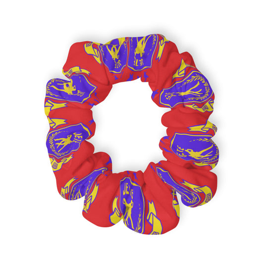 “Jeté Dance Gear” Scrunchie – Collegiate-Inspired Dance Team Hair Accessory for Dancers