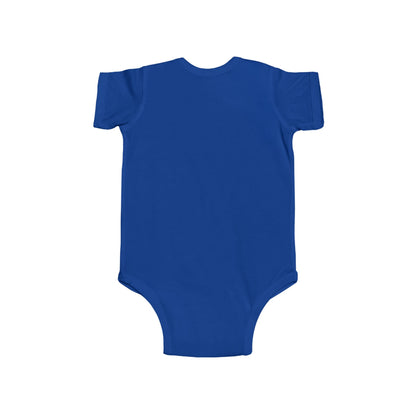 "Jeté Dance Gear" Infant Short Sleeve Bodysuit – Collegiate-Inspired Dance Graphic Baby Outfit for Future Dancers