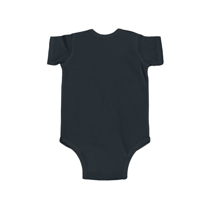 "Jeté Dance Gear" Infant Short Sleeve Bodysuit – Collegiate-Inspired Dance Graphic Baby Outfit for Future Dancers