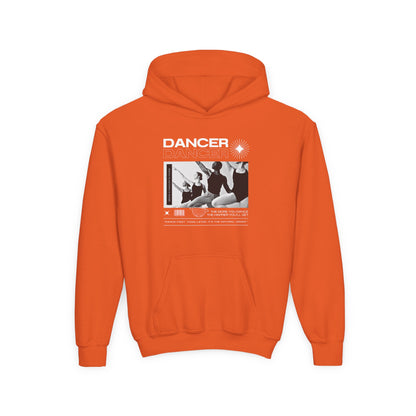 “Dancer” Young Ballet Dancers at the Barre Graphic | Unisex Youth Hoodie – Streetwear-Inspired Ballet Dance Hoodie for Kids & Aspiring Dancers