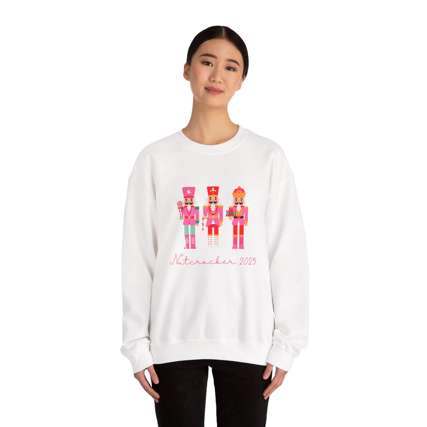 “Nutcracker 2025” ADULT Sweatshirt – Unisex Heavy Blend Crewneck | Ballet Holiday Dance Sweatshirt for Dancers