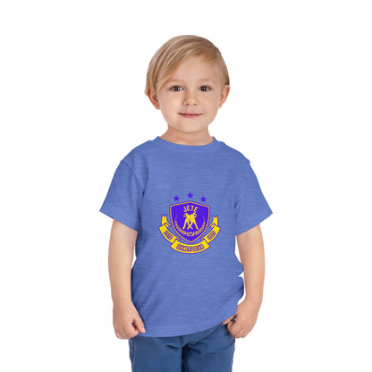 "Jeté Dance Gear" Toddler Dance T-Shirt – Collegiate-Inspired Dancer Graphic Short Sleeve Tee for Kids