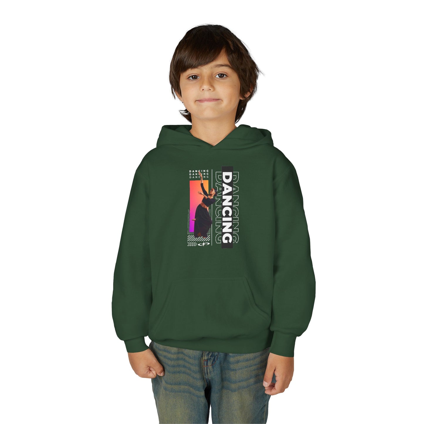 “Dancing” Female Dancer Streetwear Graphic | Unisex Youth Hoodie – Dance Hoodie for Kids & Young Performers