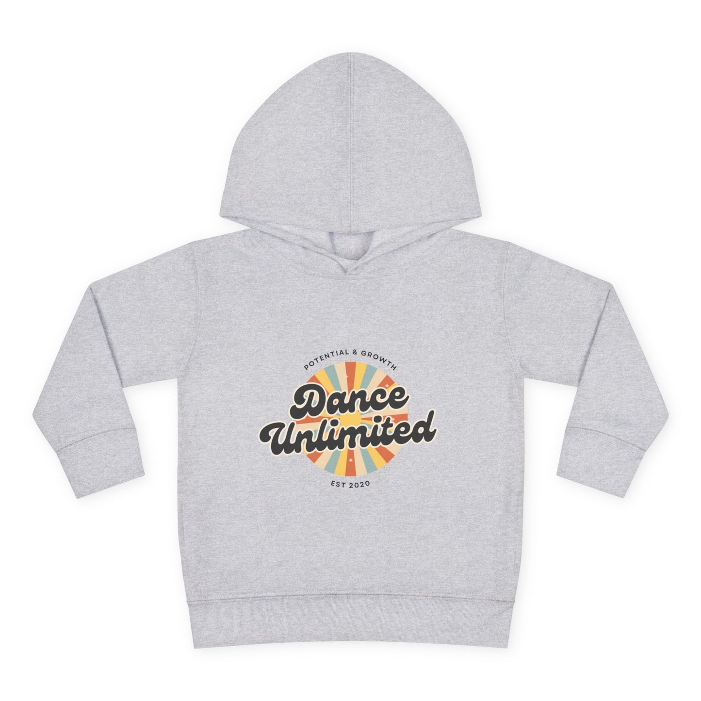 “Dance Unlimited - Potential & Growth” Toddler Fleece Hoodie – Retro Dance Graphic Sweatshirt