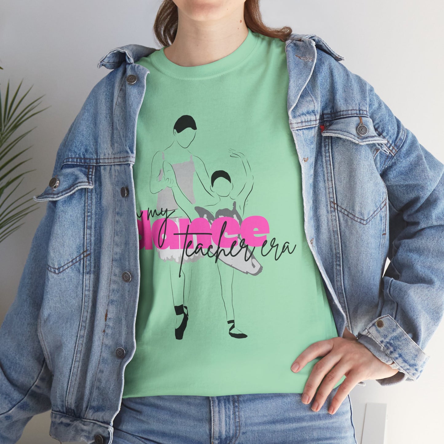 "In My Dance Teacher Era" Ballet Graphic Unisex Heavy Cotton Tee – Ballet Instructor Gift Shirt