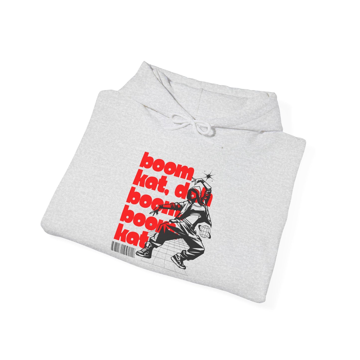 “Boom Kat” Hoodie – Unisex Hooded Sweatshirt with Bold Streetwear-Inspired Dance Graphic