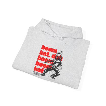 “Boom Kat” Hoodie – Unisex Hooded Sweatshirt with Bold Streetwear-Inspired Dance Graphic