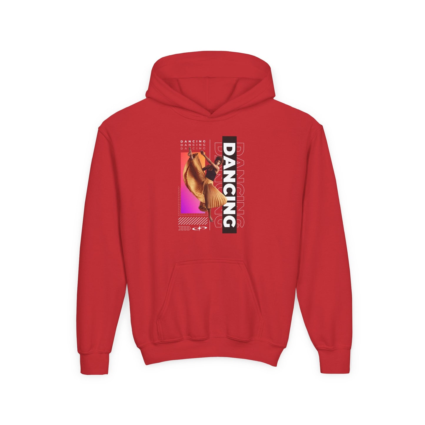 “Dancing” Female Dancer Streetwear Graphic | Unisex Youth Hoodie – Dance Hoodie for Kids & Young Performers