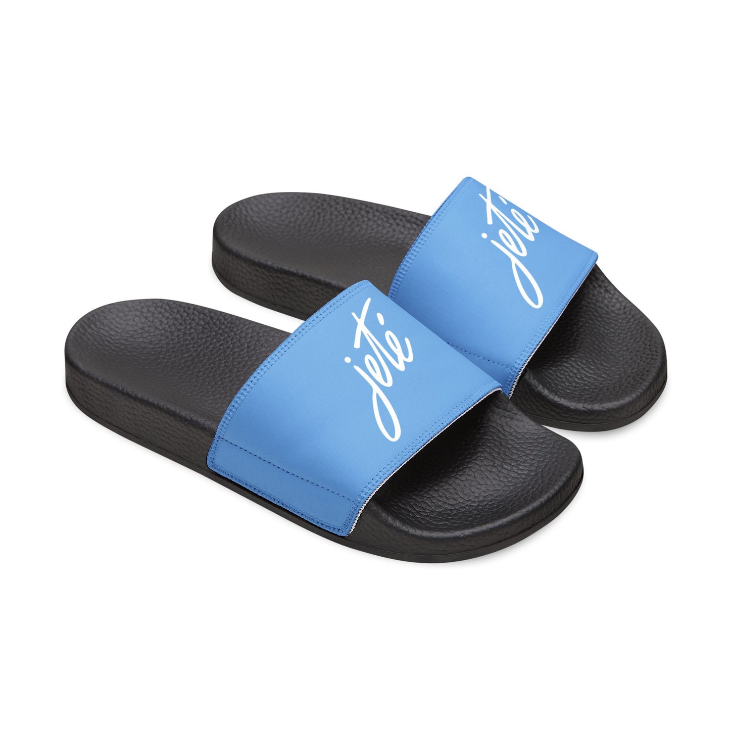 WOMEN'S SIZES - “Jeté” Official Logo Dance -Inspired Custom Footwear | Women’s Sandal Slides with Removable Straps