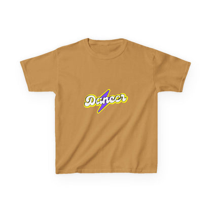 "Dancer" Youth Short Sleeve Tee – Superhero-Inspired Graphic Dance Shirt for Kids and Young Performers