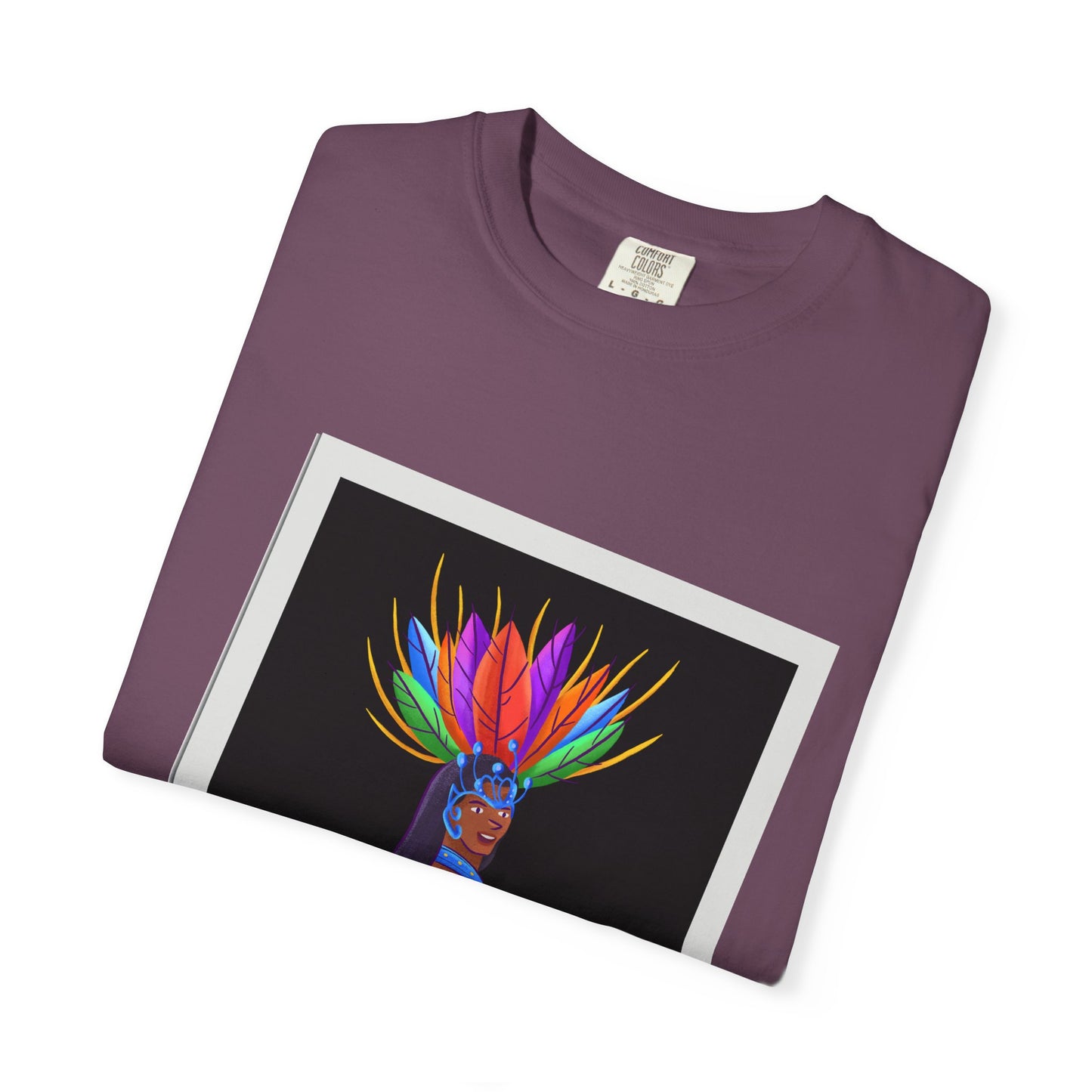 "Shake It Like a Samba Star" Unisex Garment-Dyed Dance T-Shirt – Bold Carnival-Inspired Graphic Tee for Dancers