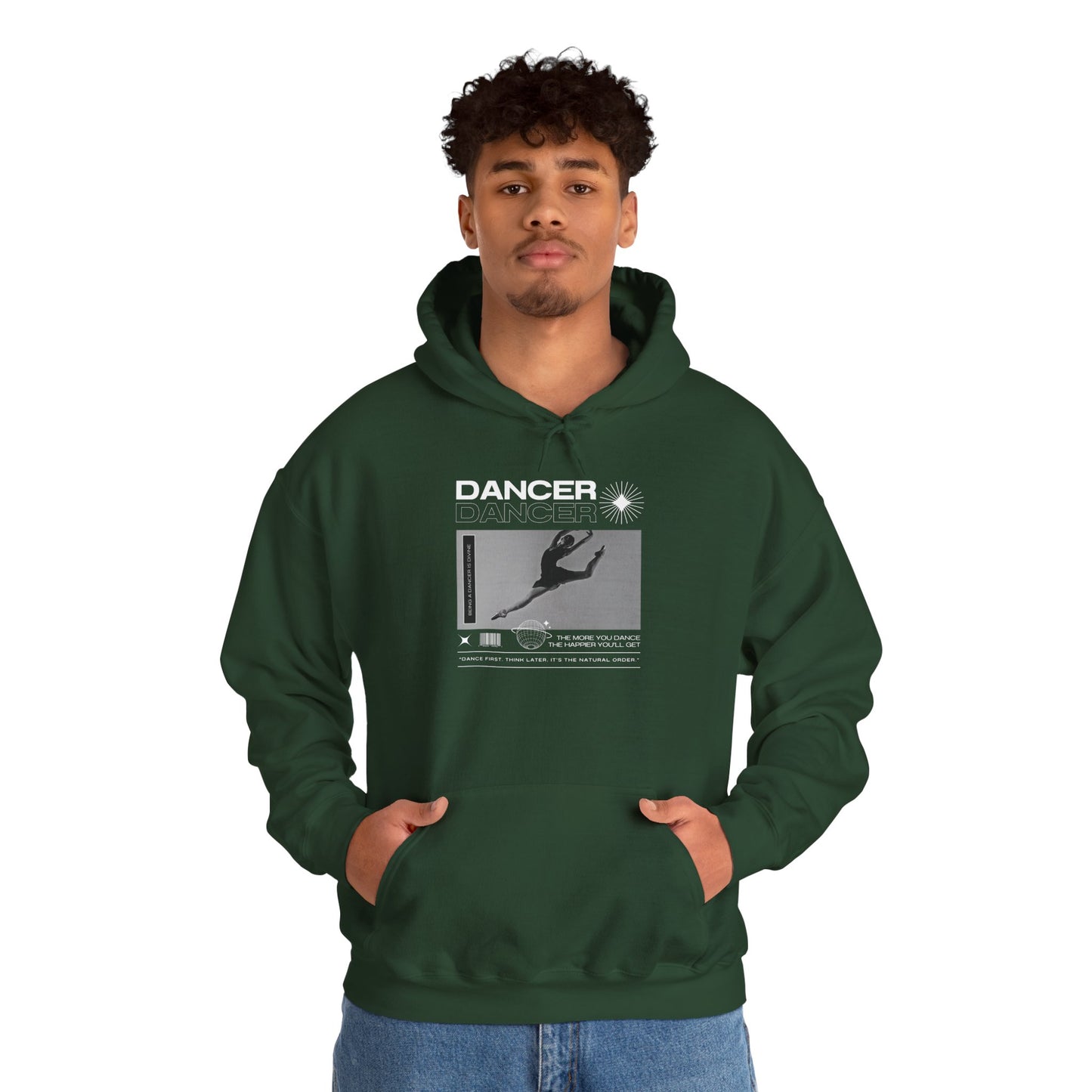 Dancer Streetwear Hoodie – Unisex Heavy Blend™ Hooded Sweatshirt with Inspiring Dance Mottos