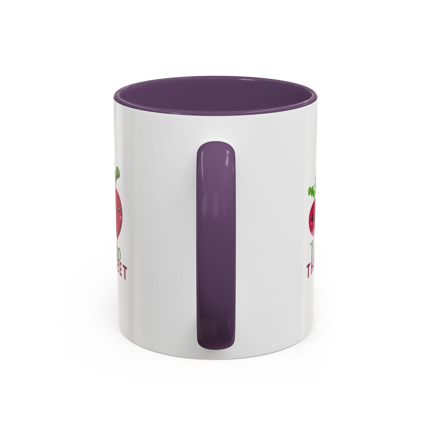 "Turnip the Beet" Accent Coffee Mug – Funny Dance Pun Ceramic Mug for Dancers and Music Lovers