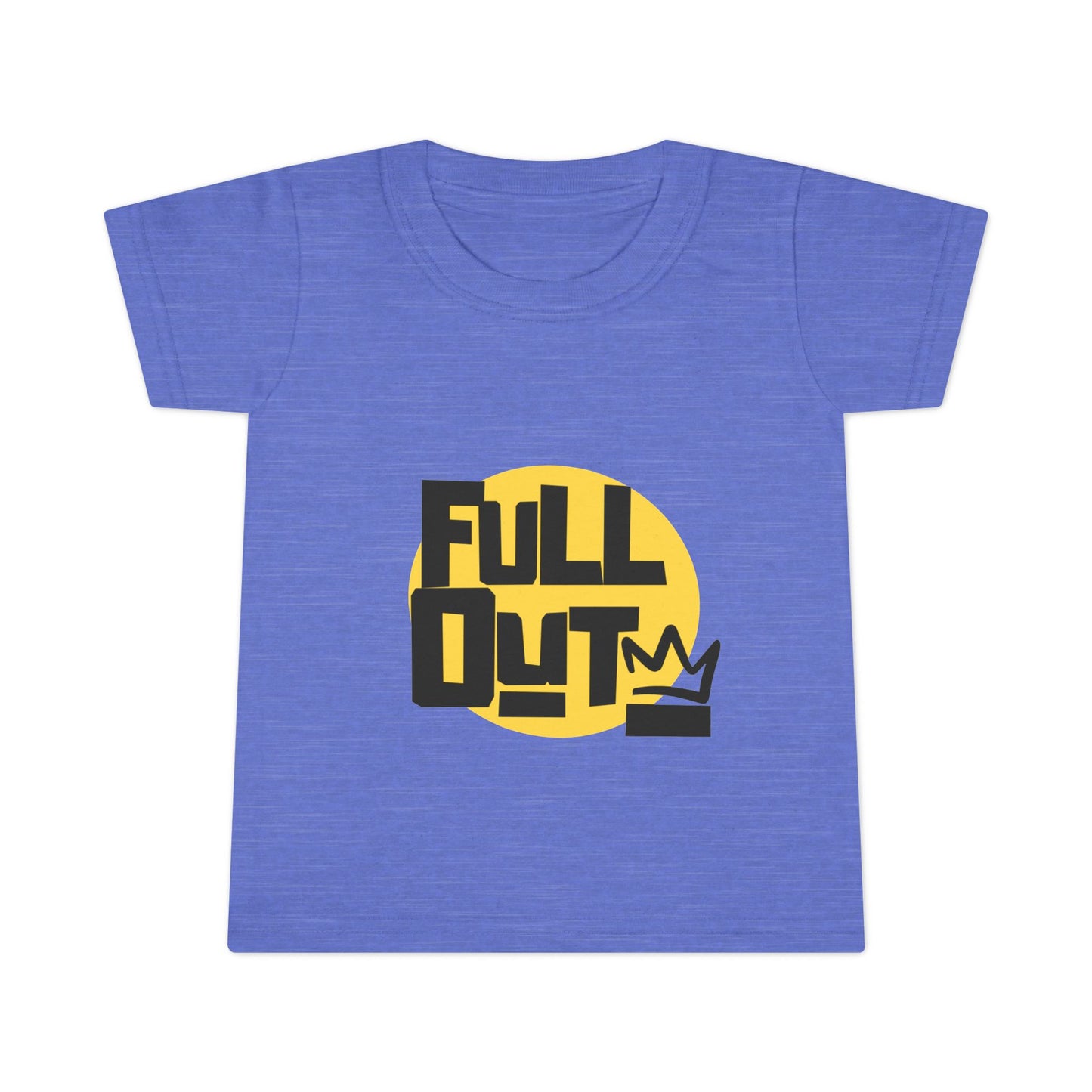 "Full Out" Toddler Dance T-Shirt – Bold Streetwear-Inspired Graphic Short Sleeve Tee for Kids