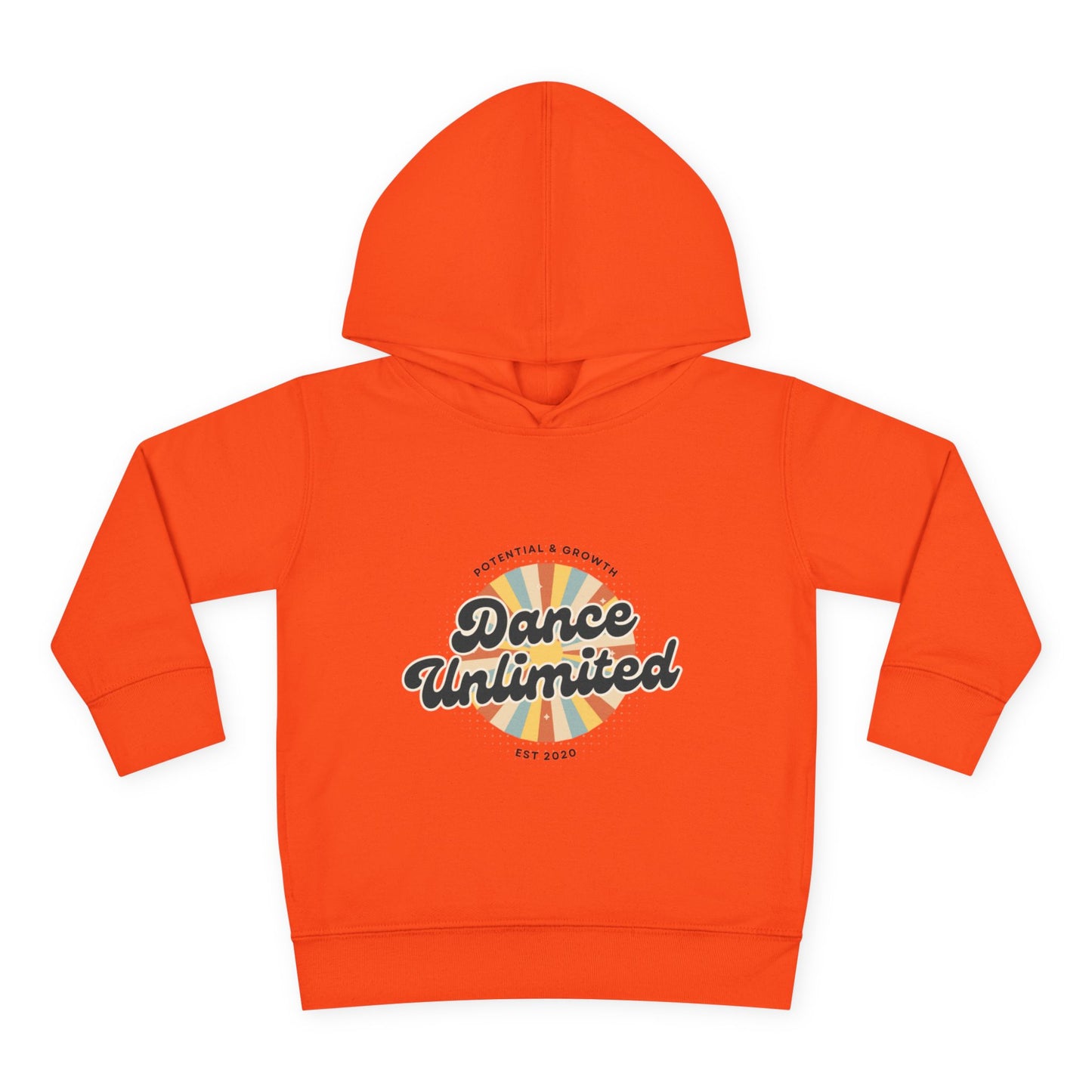 “Dance Unlimited - Potential & Growth” Toddler Fleece Hoodie – Retro Dance Graphic Sweatshirt