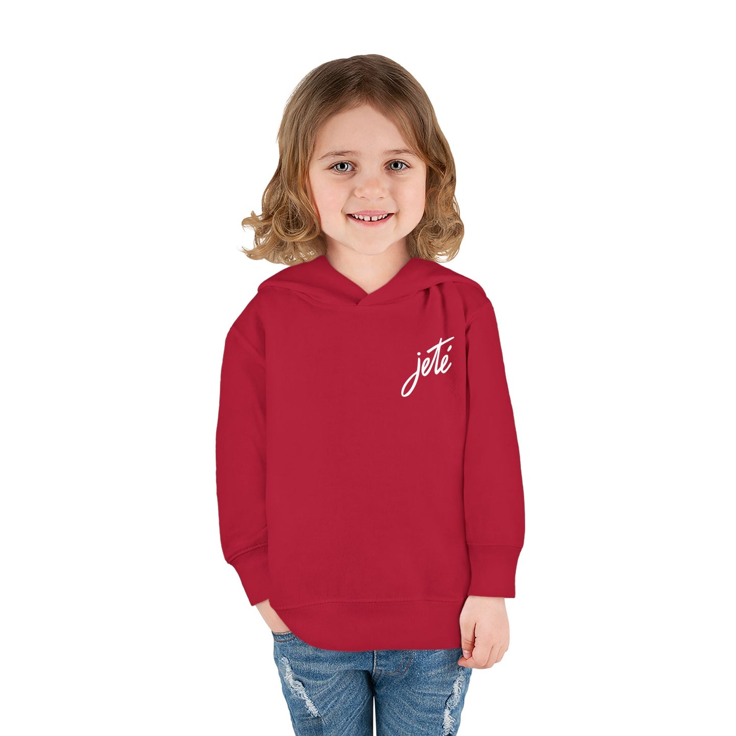 “Jeté” Official  Logo | Ballet & Dance Hoodie for Kids & Young Dance Enthusiasts - Toddler Pullover Hoodie